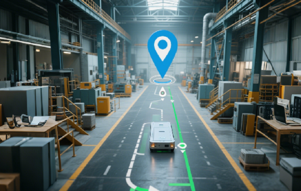 Autonomous driving with SLAM/Reflector/QR navigation technology